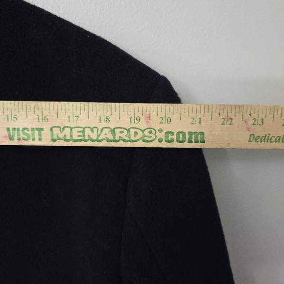 Kuppenheimer Men’s Peacoat Cashmere Blend Navy Blue England Quiet Luxury *read* - Picture 10 of 14